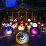 大山の大献灯「和傘灯り」10月7日～9日開催/2022年