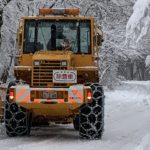 除雪機今シーズン初出動！積雪は約50cm