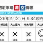 大山ホワイトリゾート駐車場満車時刻（2026年2月21日）